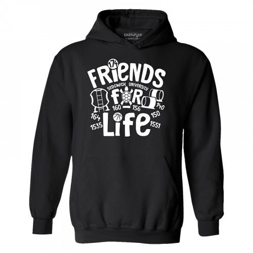 FRIENDS FOR LIFE HOODiE [BLACK]